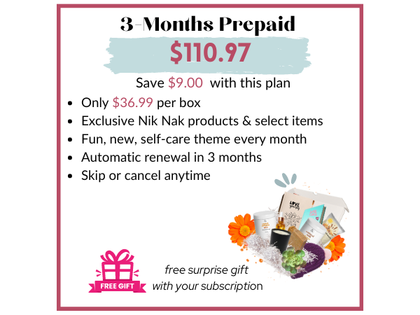 3 Month Prepay Subscription