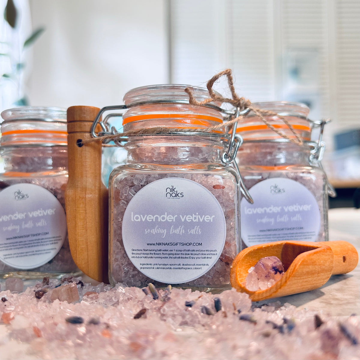 Lavender Vetiver Bath Salts